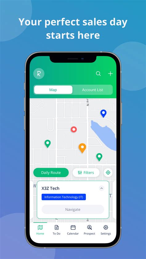 routing app for sales reps
